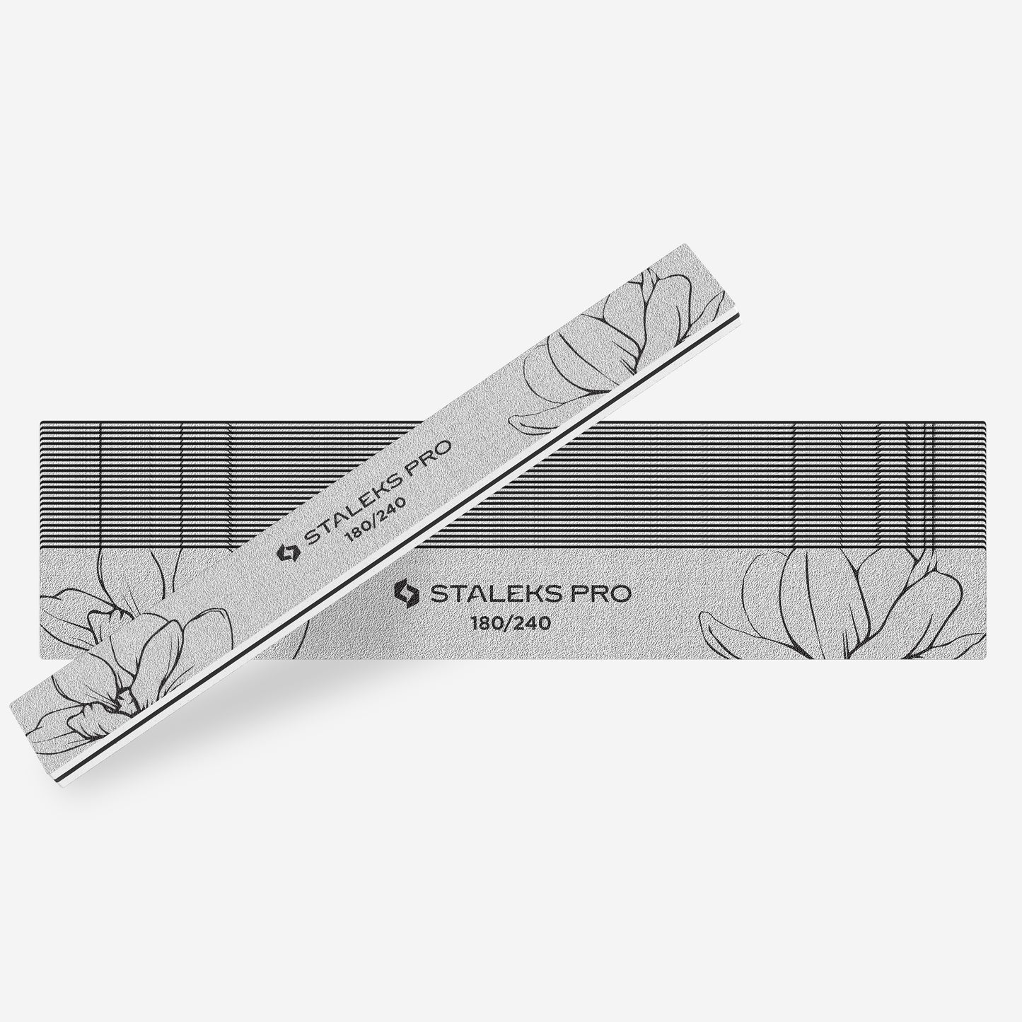 Straight mineral nail file EXPERT 20 180/240 grit (25 pcs)