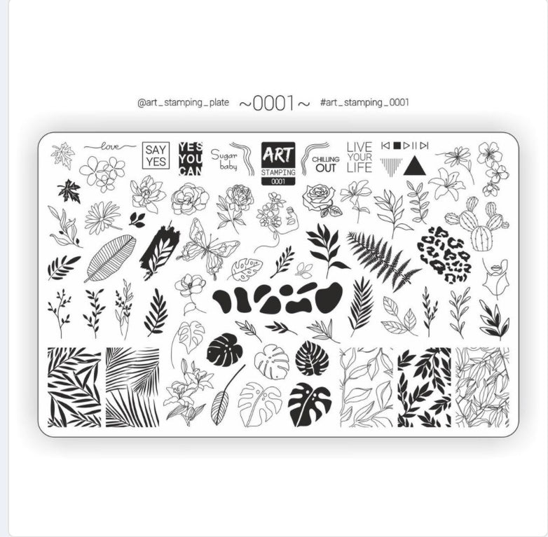 Stamp Plate ART by ....0001 Large