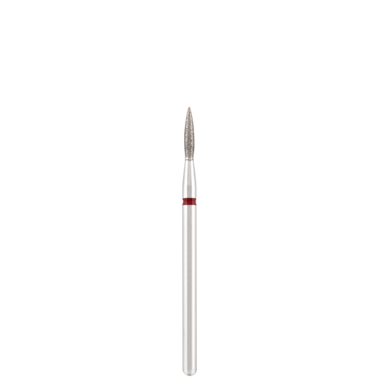 Divinity Diamond bit "flame" sharp red, L- 8,0 mm., Ø1,8 mm.