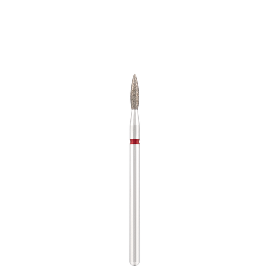 Divinity Diamond bit "flame" sharp red, L- 8,0 mm., Ø2,1 mm.