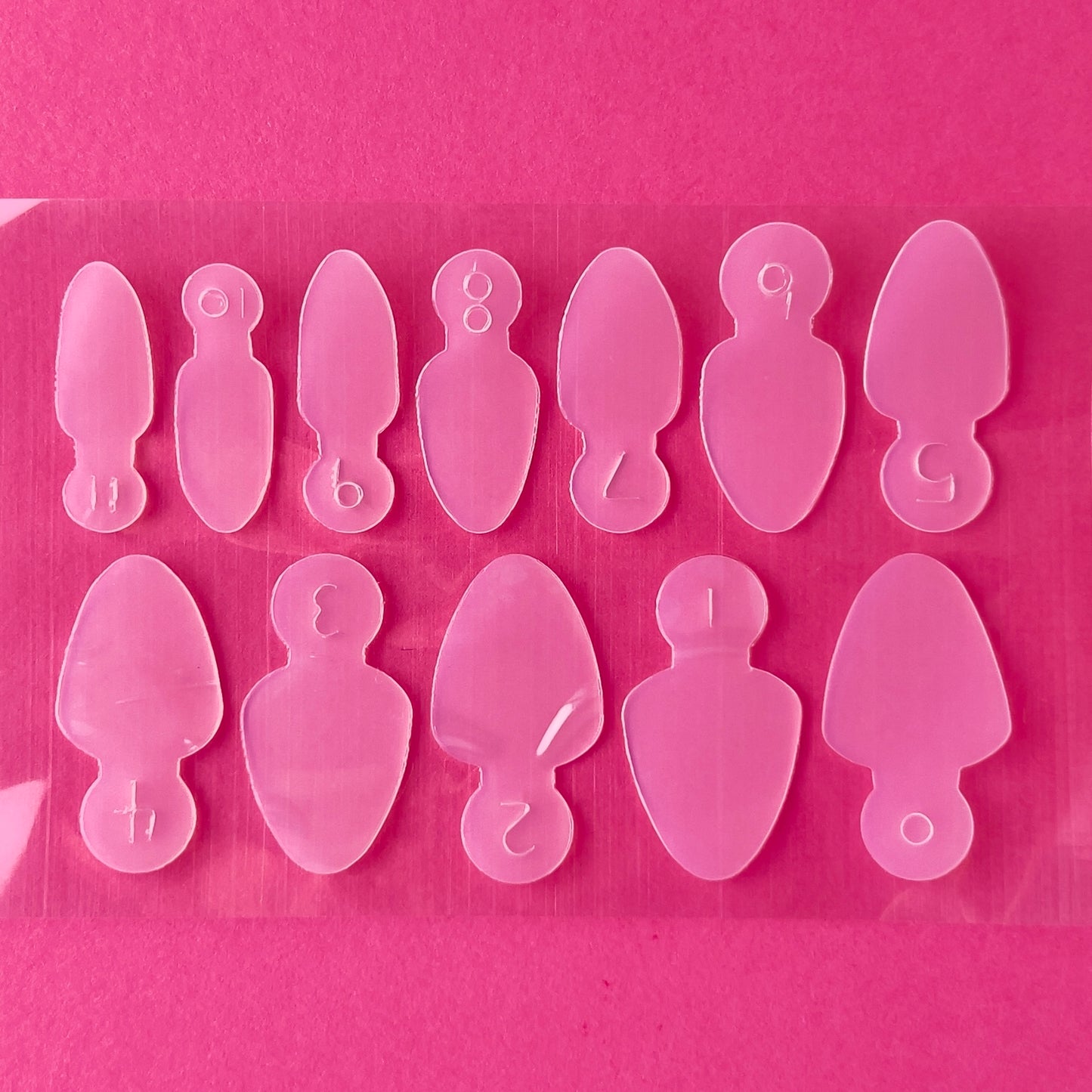 Jelly Gelly silicone pads for dual forms Shape Nr. 1