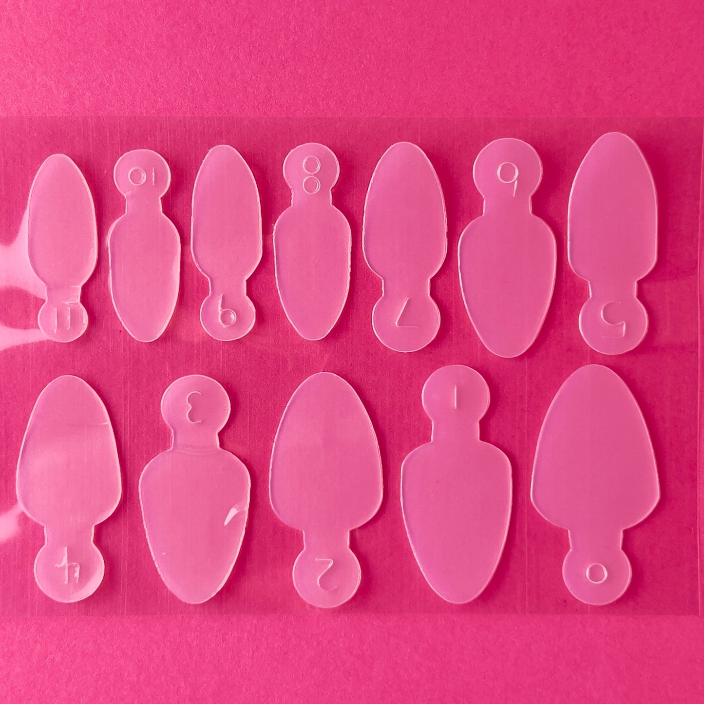 Jelly Gelly silicone pads for dual forms Shape Nr. 2