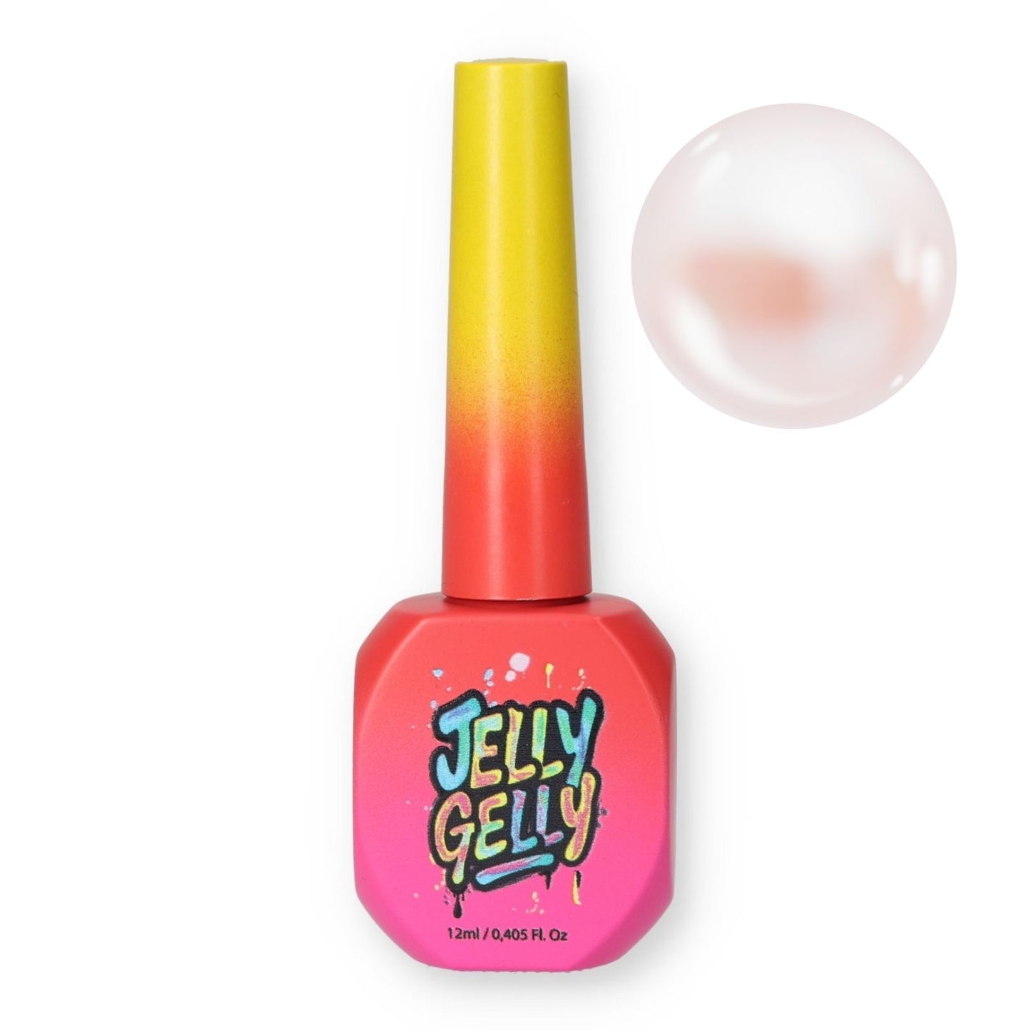 Jelly Gelly Top Coat Rose Pearl 12ml TPO/HEMA Free (TC07)