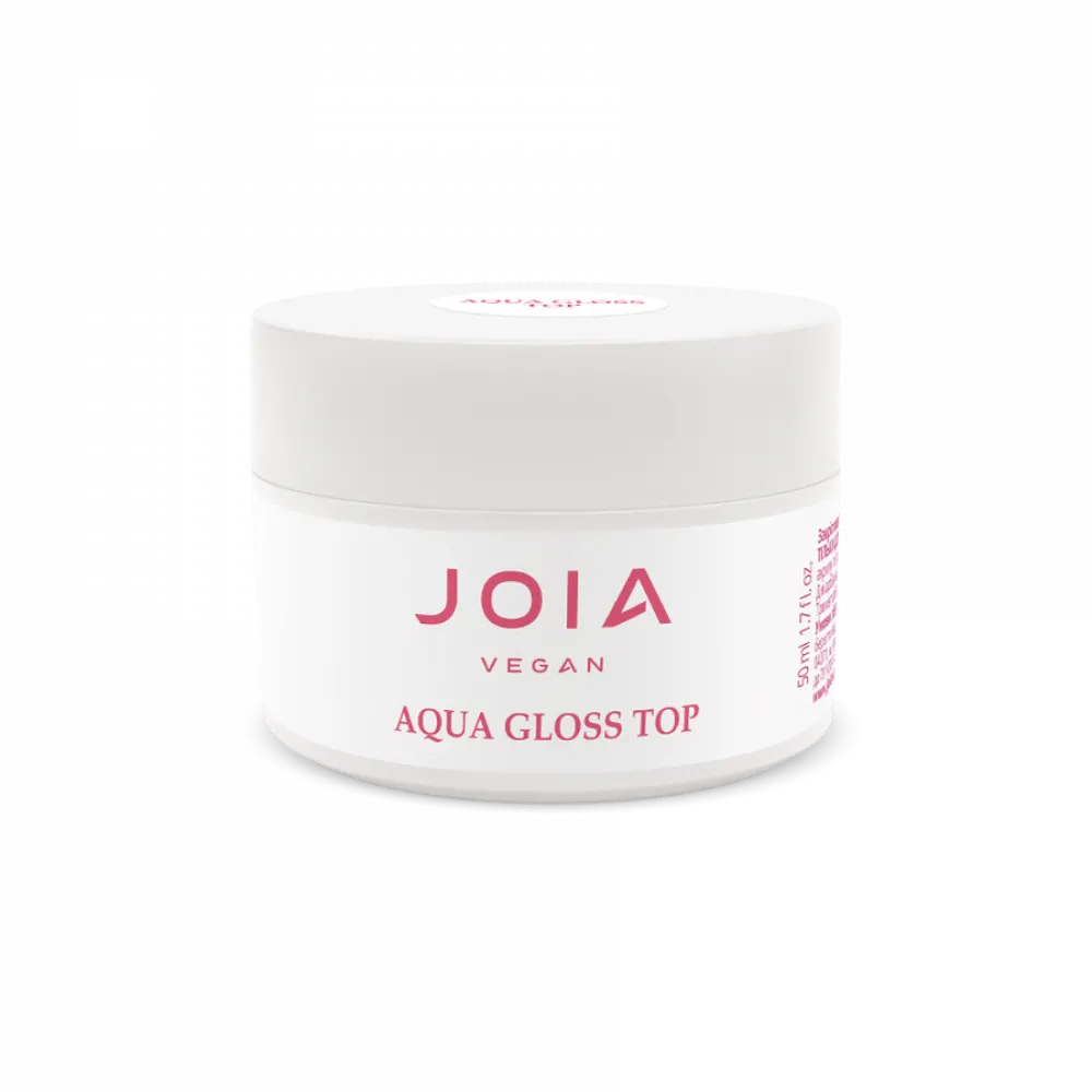 JOIA vegan Aqua Gloss Clear Top