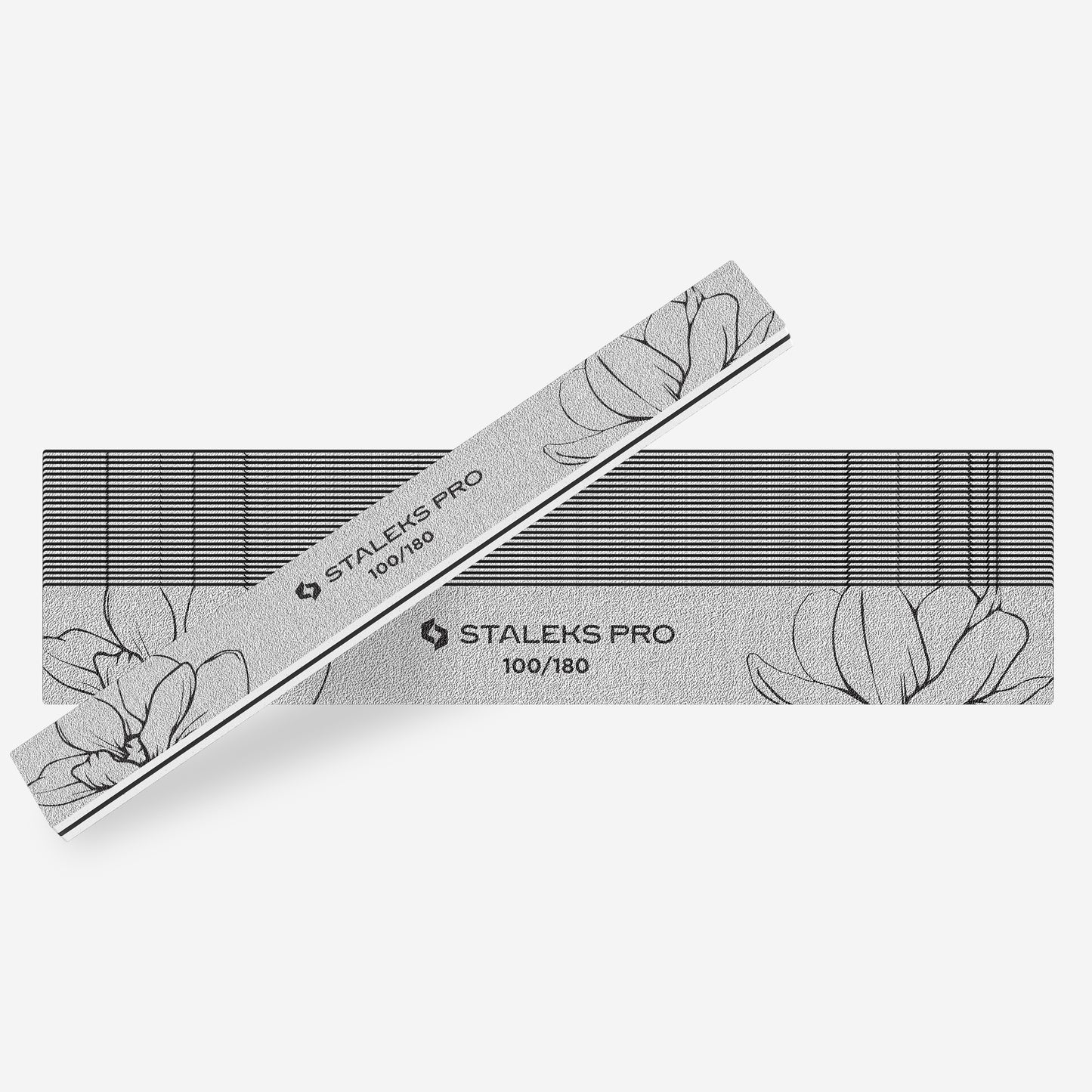 Straight mineral nail file EXPERT 20 100/180 grit (25 pcs)