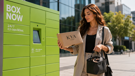 BOX NOW Delivery from KYA Shop: Beauty Supplies That Fit Your Schedule