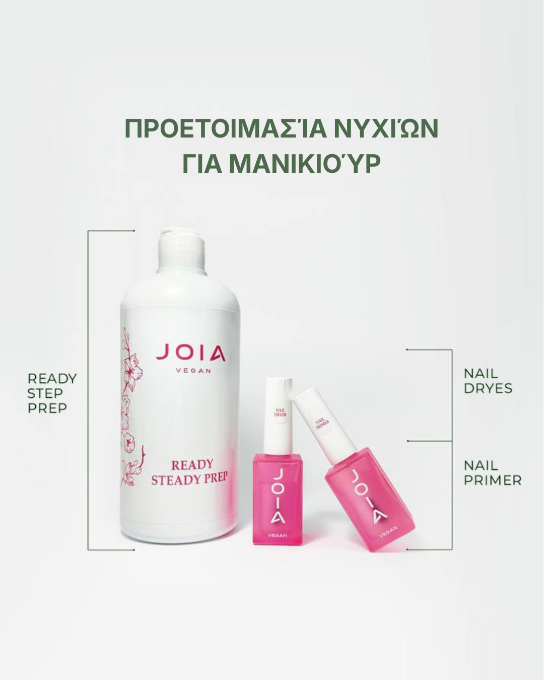 Nail Preparation for Manicure with JOIA Vegan Products