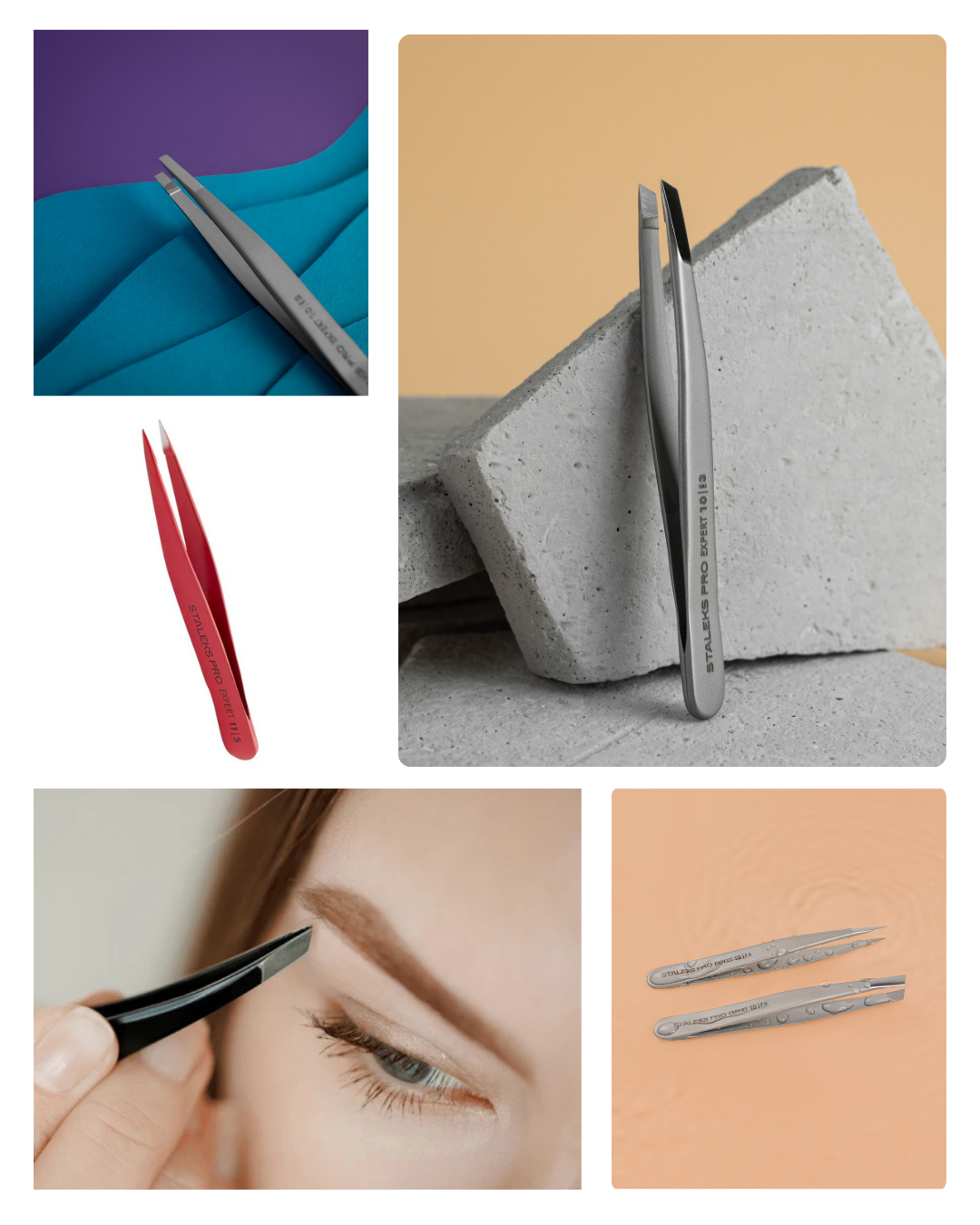 Professional Staleks Pro Eyebrow Tweezers