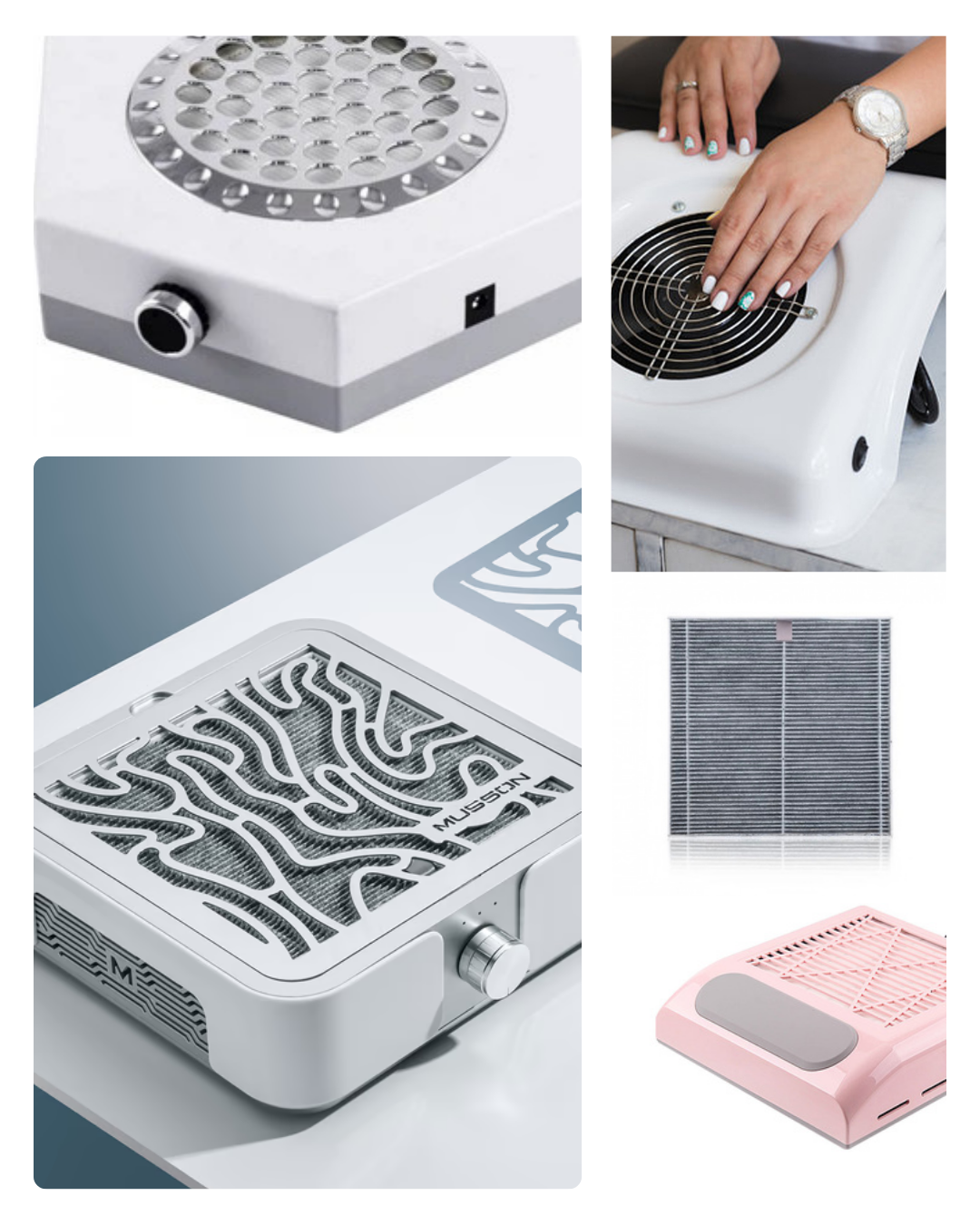 👉  Professional Nail Dust Collectors