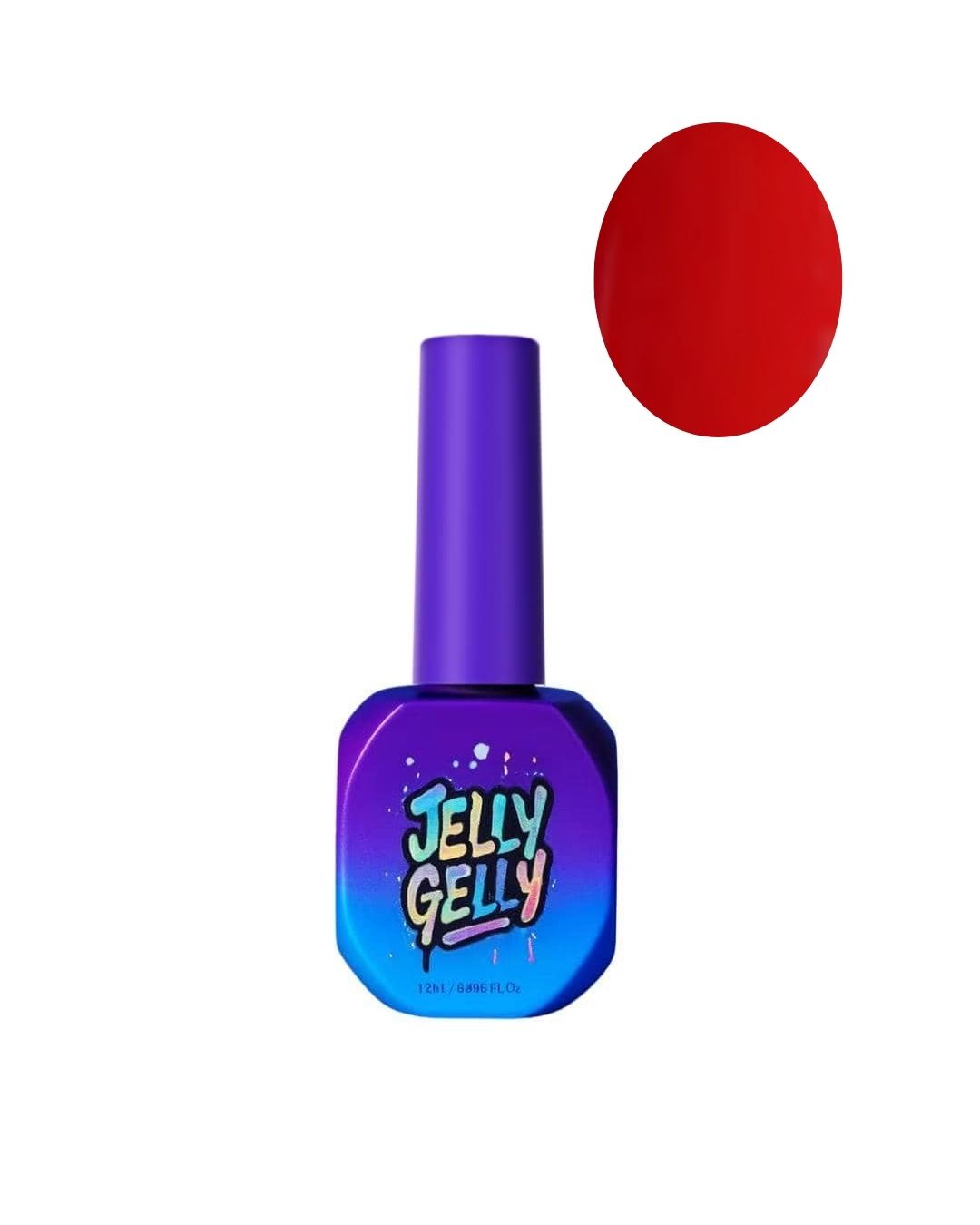Gel Polish Jelly Gelly Scarlet TPO Free 12ml [JGP069]