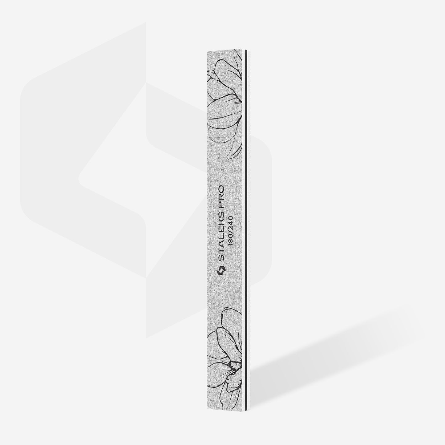 Straight mineral nail file EXPERT 20 180/240 grit (25 pcs)