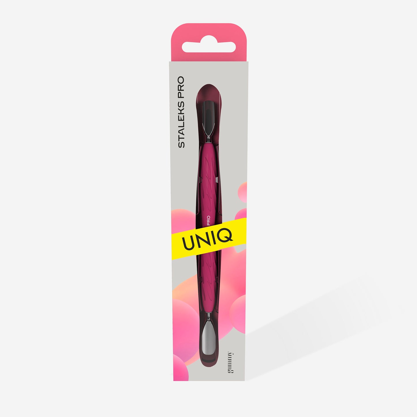 Gummy with silicone handle  10 TYPE 1 (rounded wide and rounded narrow pusher)