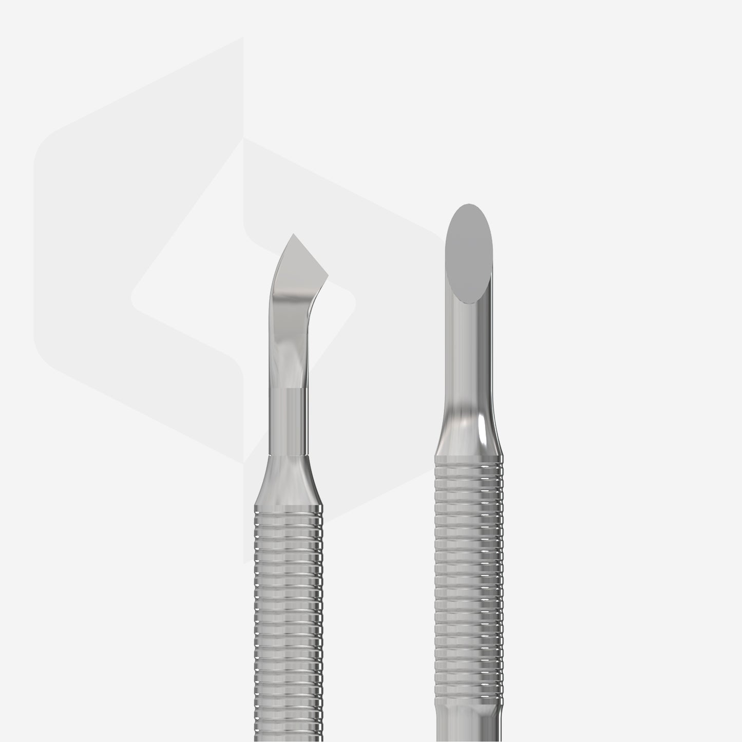 Manicure pusher EXPERT 90 TYPE 4.2 (beveled pusher and bent blade)