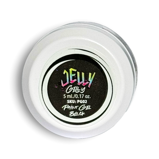 Jelly Gelly paint gel Black 5ml