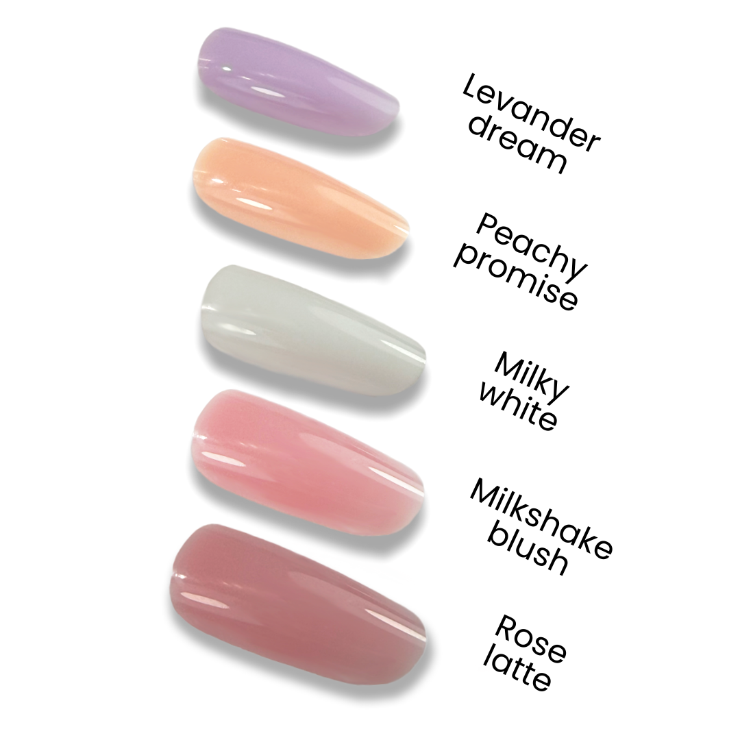 Builder Gel σε Μπουκάλι Jelly Gelly Milkshake Blush TPO Free 12ml [BG05]