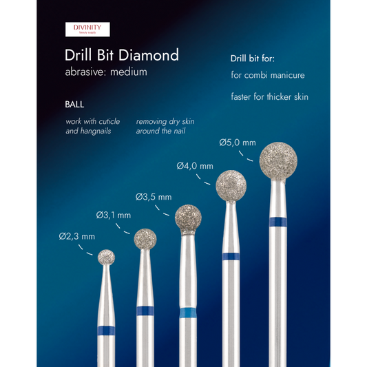 Divinity Diamond Ball Bit Blue Ø5.0 mm