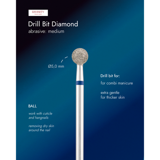 Divinity Diamond Ball Bit Blue Ø5.0 mm
