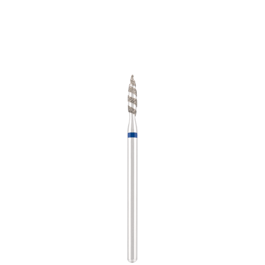 Divinity  Diamond bit "tornado" blue, L- 10,0 mm., Ø2,3 mm.