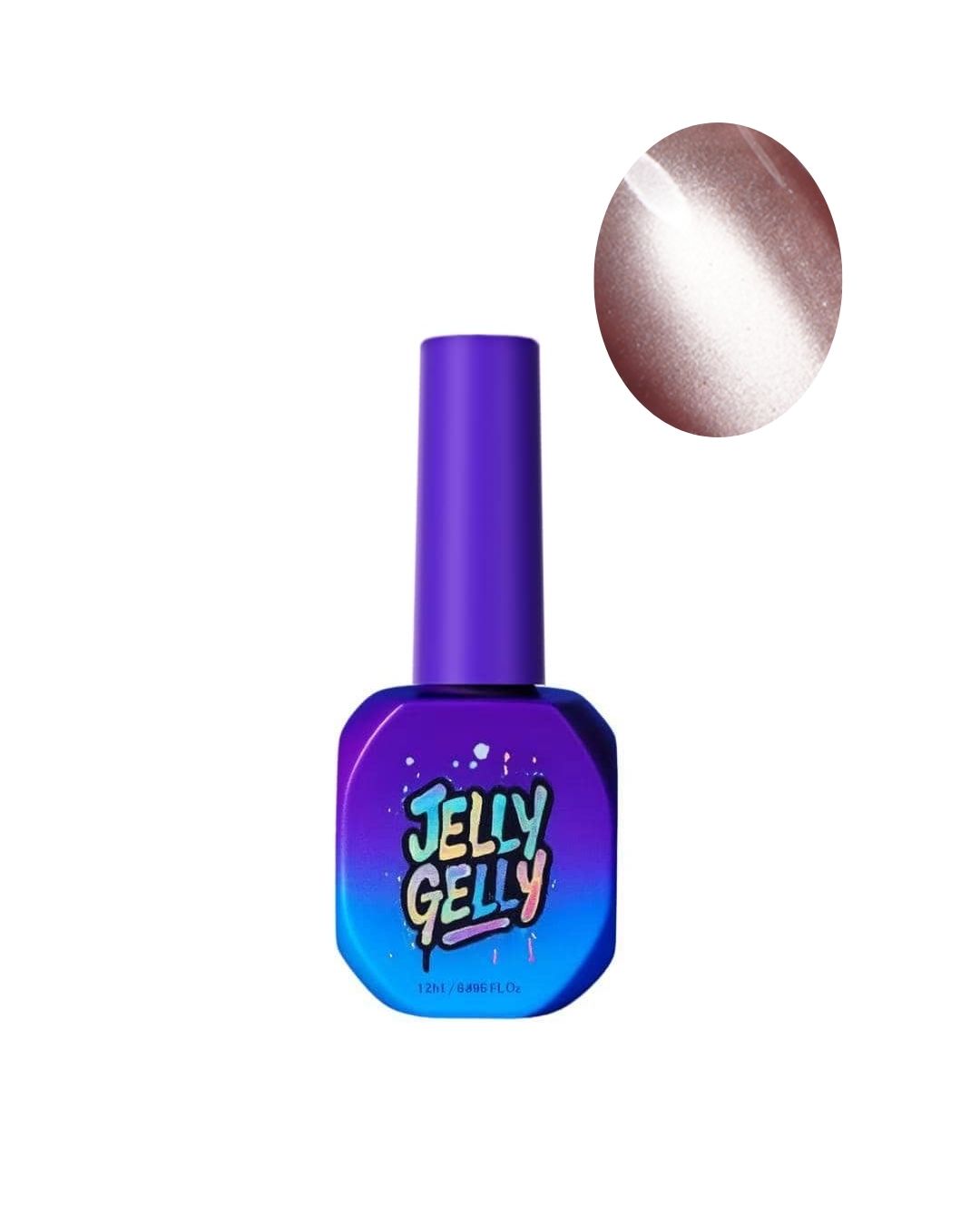 Jelly Gelly Clay Silk Cat Eye Gel Polish 12ml TPO/HEMA Free (GGP07)