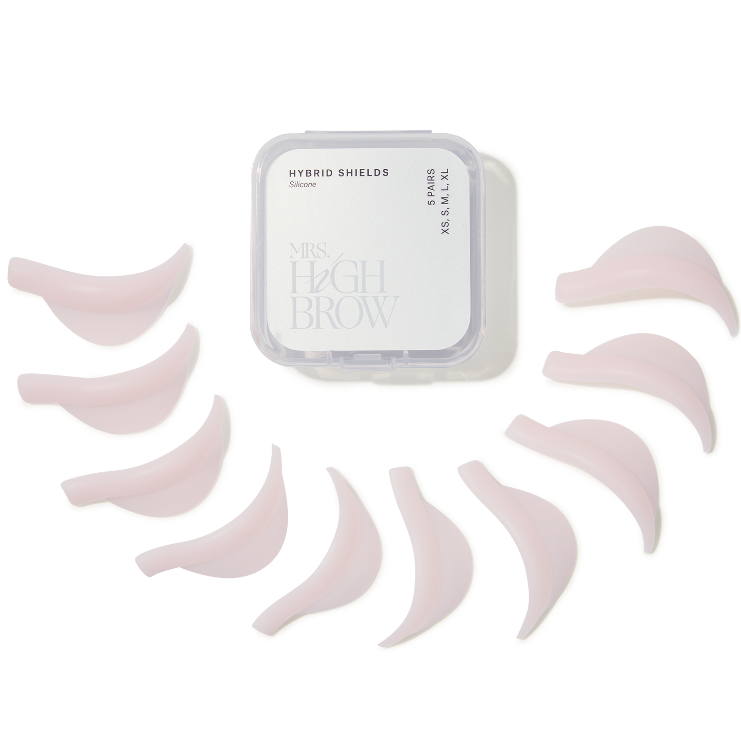 Mrs.Highbrow Hybrid Shields – Professional Silicone Lash Lift Shields