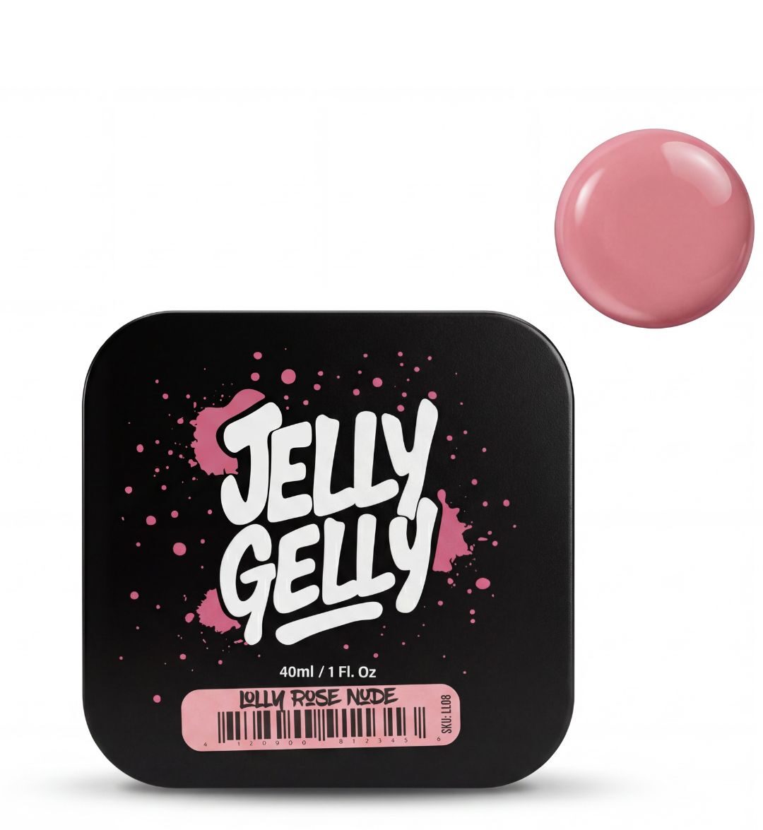 Lolly Gel Jelly Gelly Rosse Nude TPO Free 40ml [LL08]