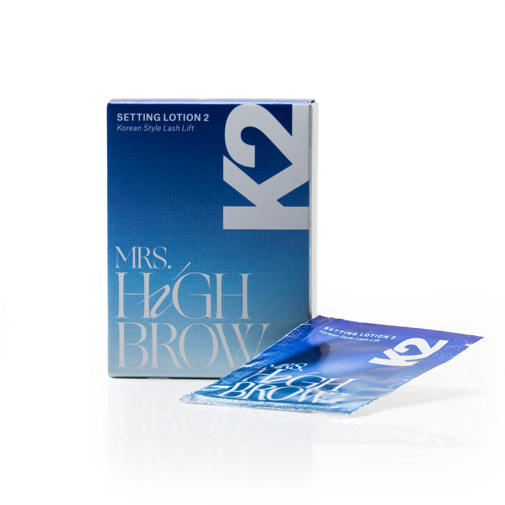 Mrs.Highbrow Korean Setting Lotion 2 – Επαγγελματική Λοσιόν Ανόρθωσης Βλεφαρίδων Βήμα 2