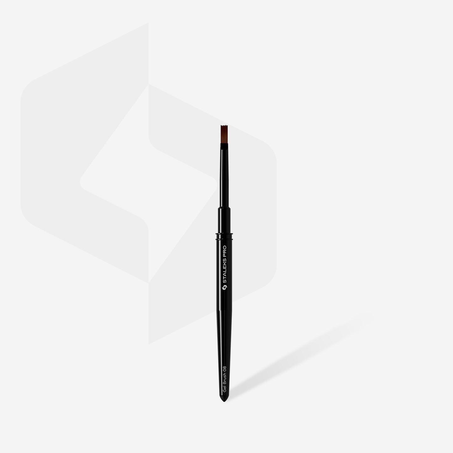 STALEKS Straight brush for gel EXPERT width 6 mm / length 10 mm