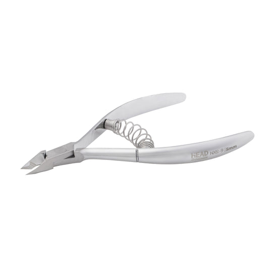 HEAD Professional cuticle nippers X-line 9 (spiral spring), L-115mm, blades 5 mm