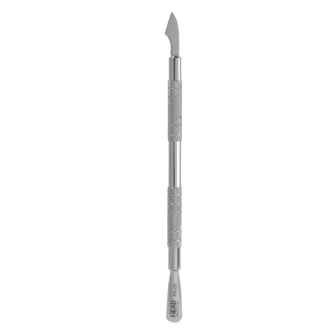 HEAD Professional cuticle pusher X-line, Working parts: narrow spatula - hatchet