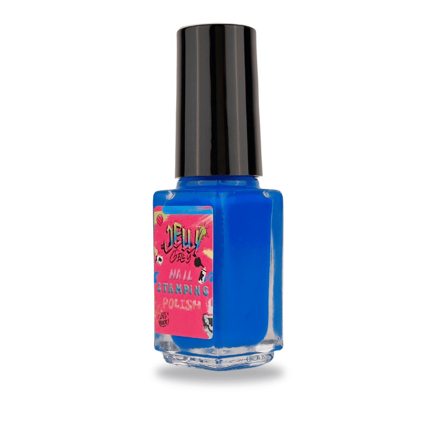 Stamping polish JELLY GELLY Blue
