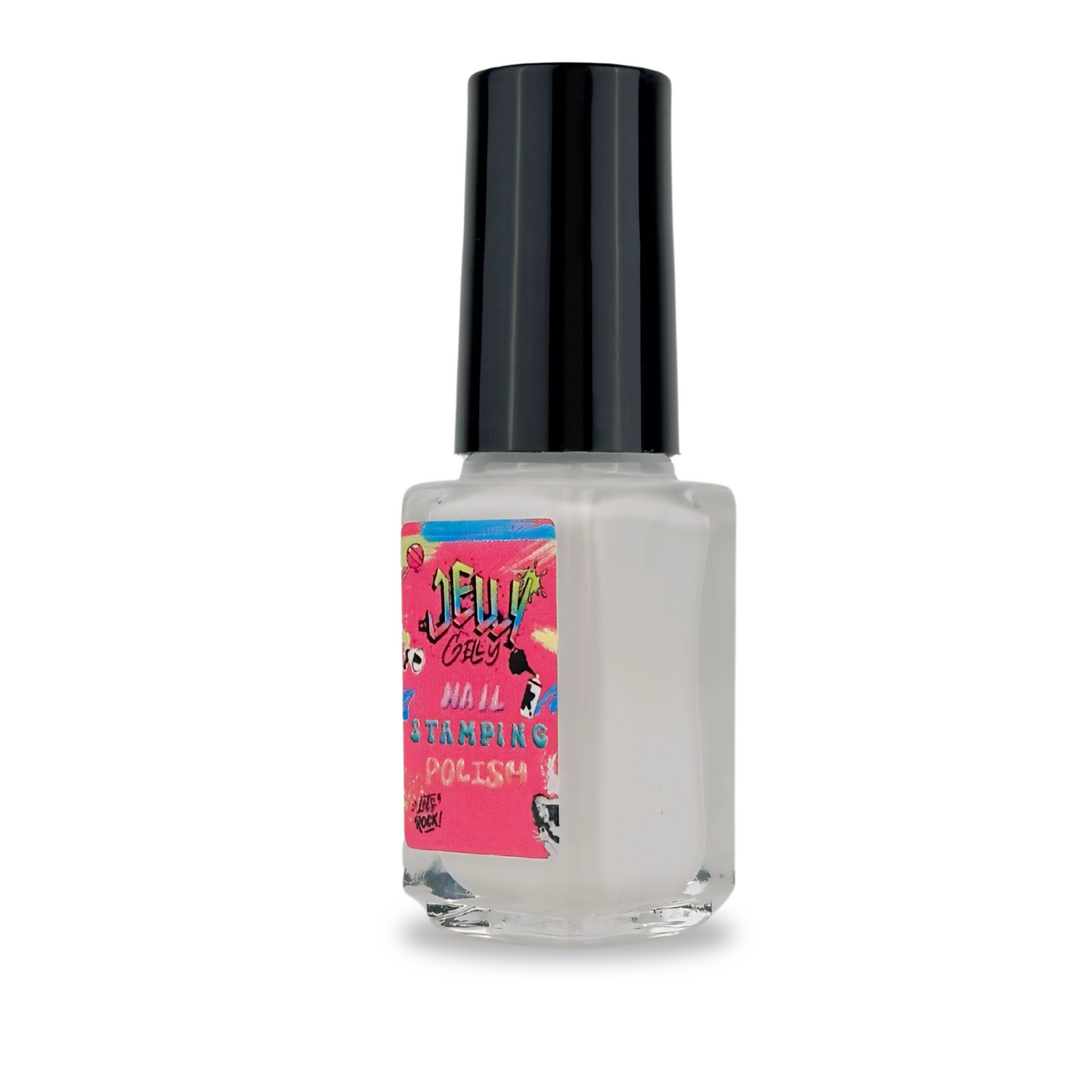 Jelly Gelly Stamping Nail Polish White 6ml