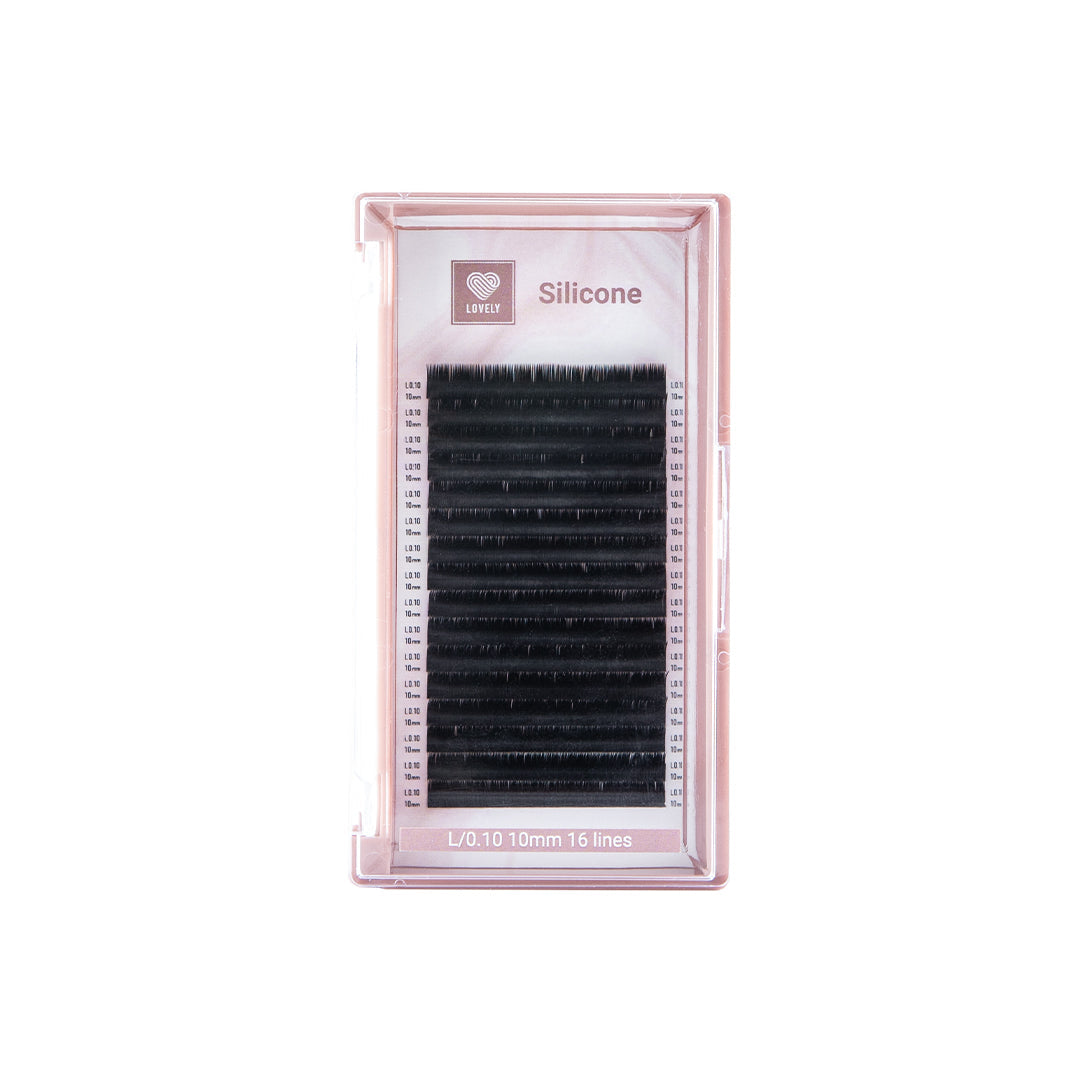 Eyelashes LOVELY Silicone 16 lines  M/L