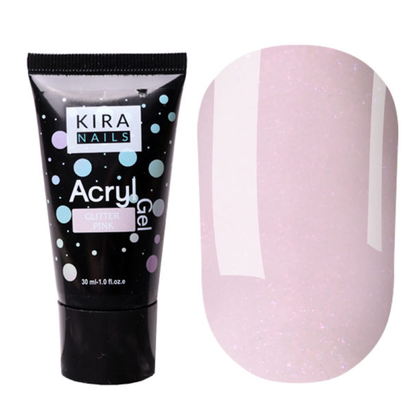 Kira Nails Acryl Gel - Glitter Pink