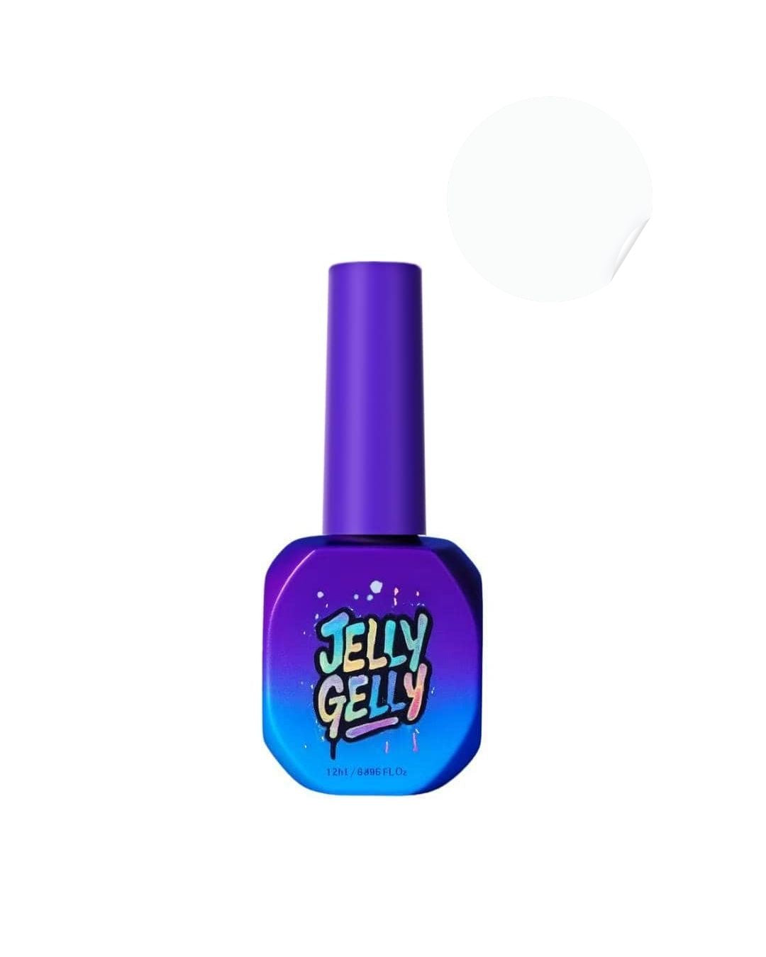 Ημιμόνιμο Βερνίκι Νυχιών Jelly Gelly White TPO Free 12ml [JGP002]