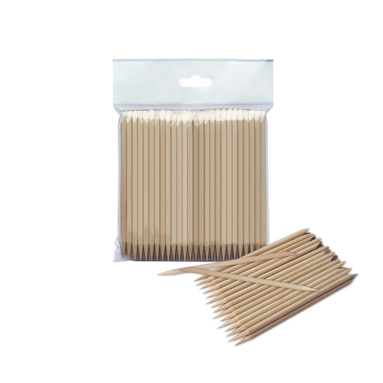 Orange stick EXPERT wooden 110 mm (100 pcs)