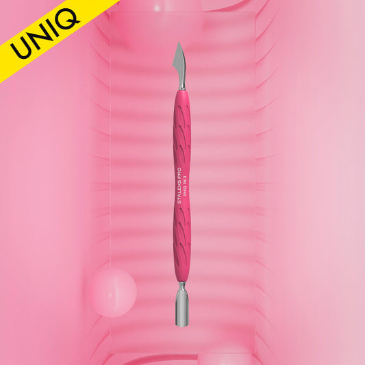 Gummy with silicone handle UNIQ 10 TYPE 3 (rounded narrow pusher and cleaner)