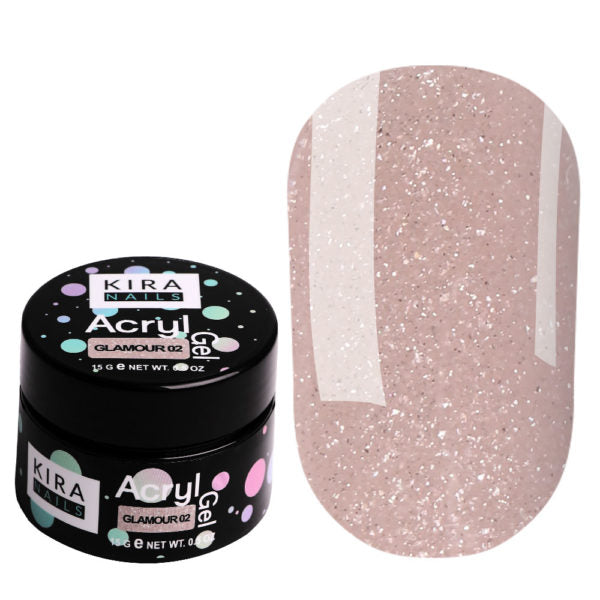 Kira Nails Acryl Gel Glamour 02