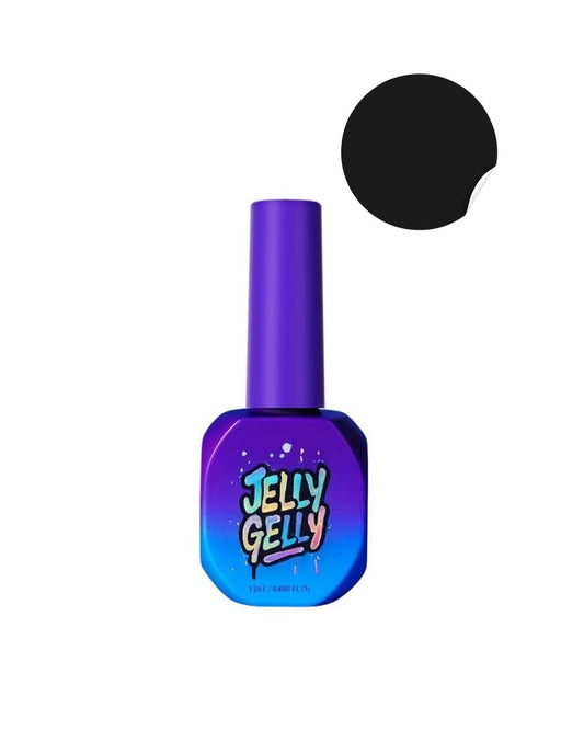 Gel Polish Jelly Gelly Deep Black TPO Free 12ml [JGP001]