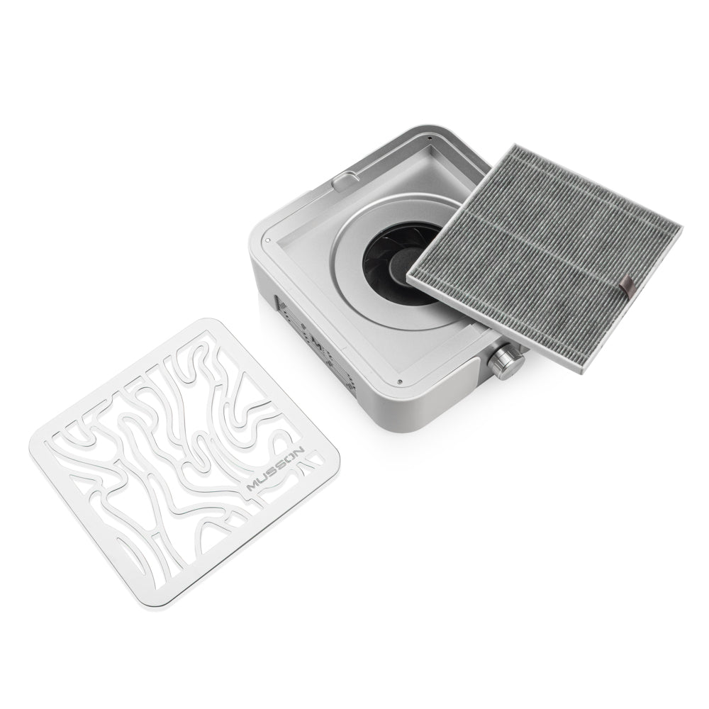 Professional Nail Dust Collector MUSSON with Carbon HEPA Filter