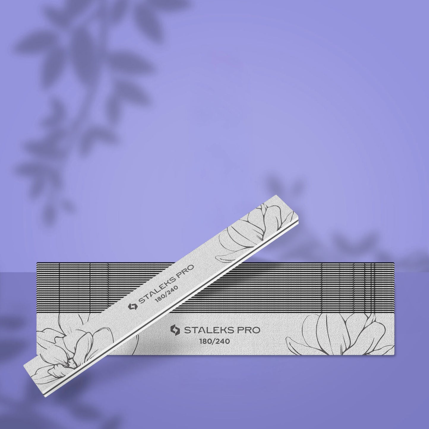 Straight mineral nail file EXPERT 20 180/240 grit (25 pcs)