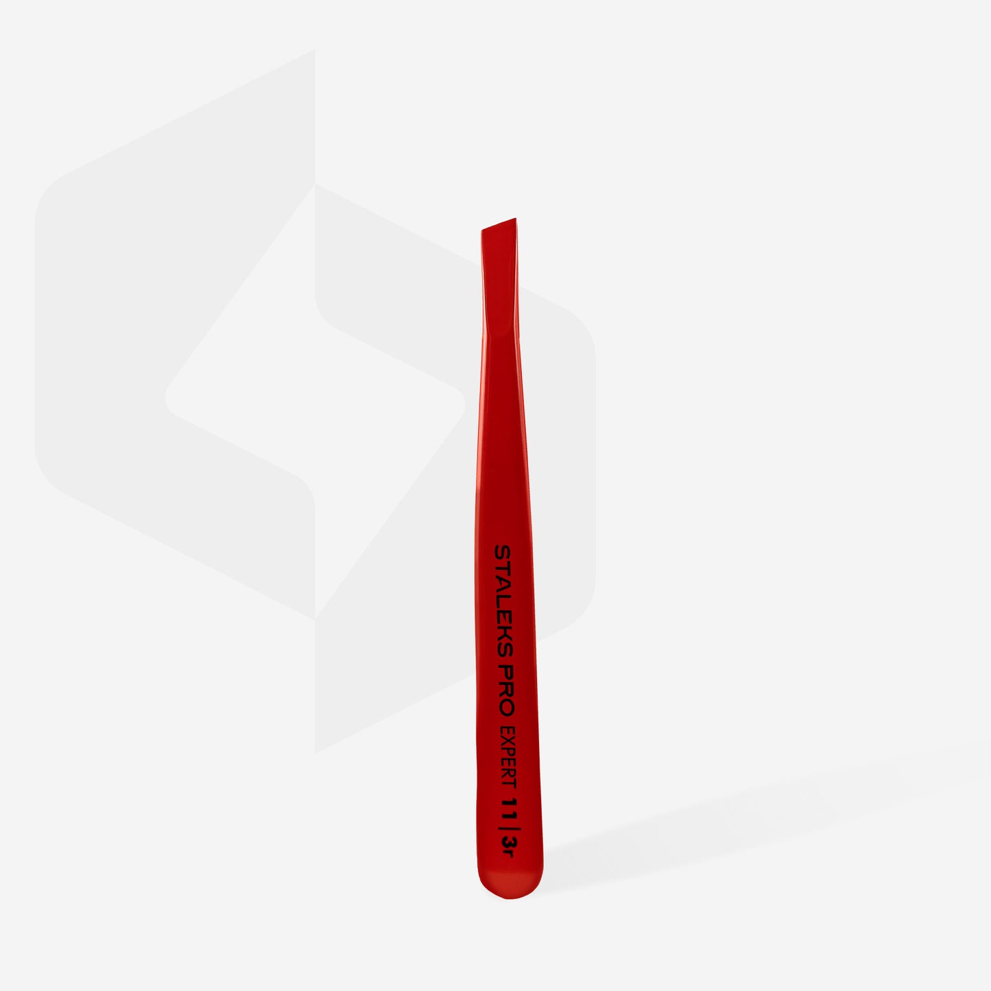 Eyebrow tweezers red EXPERT 11 TYPE 3r (wide beveled)