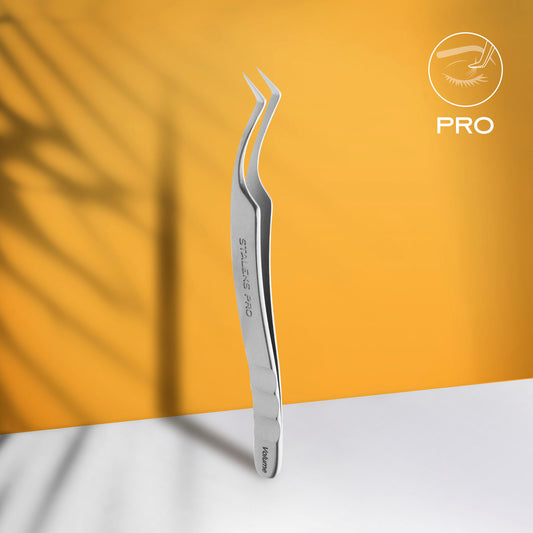 Professional eyelash tweezers EXPERT 41 TYPE 2 (L-shaped, 40′)