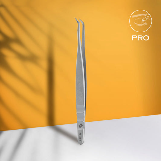 Professional eyelash tweezers EXPERT 40 TYPE 1 (L-shaped, 50′)