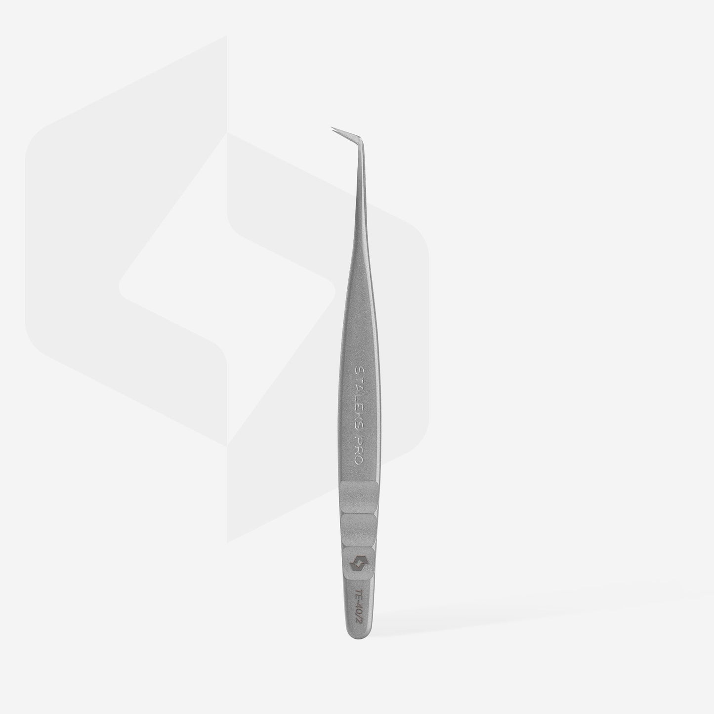 Professional eyelash tweezers EXPERT 40 TYPE 2 (L-shaped, 70′)