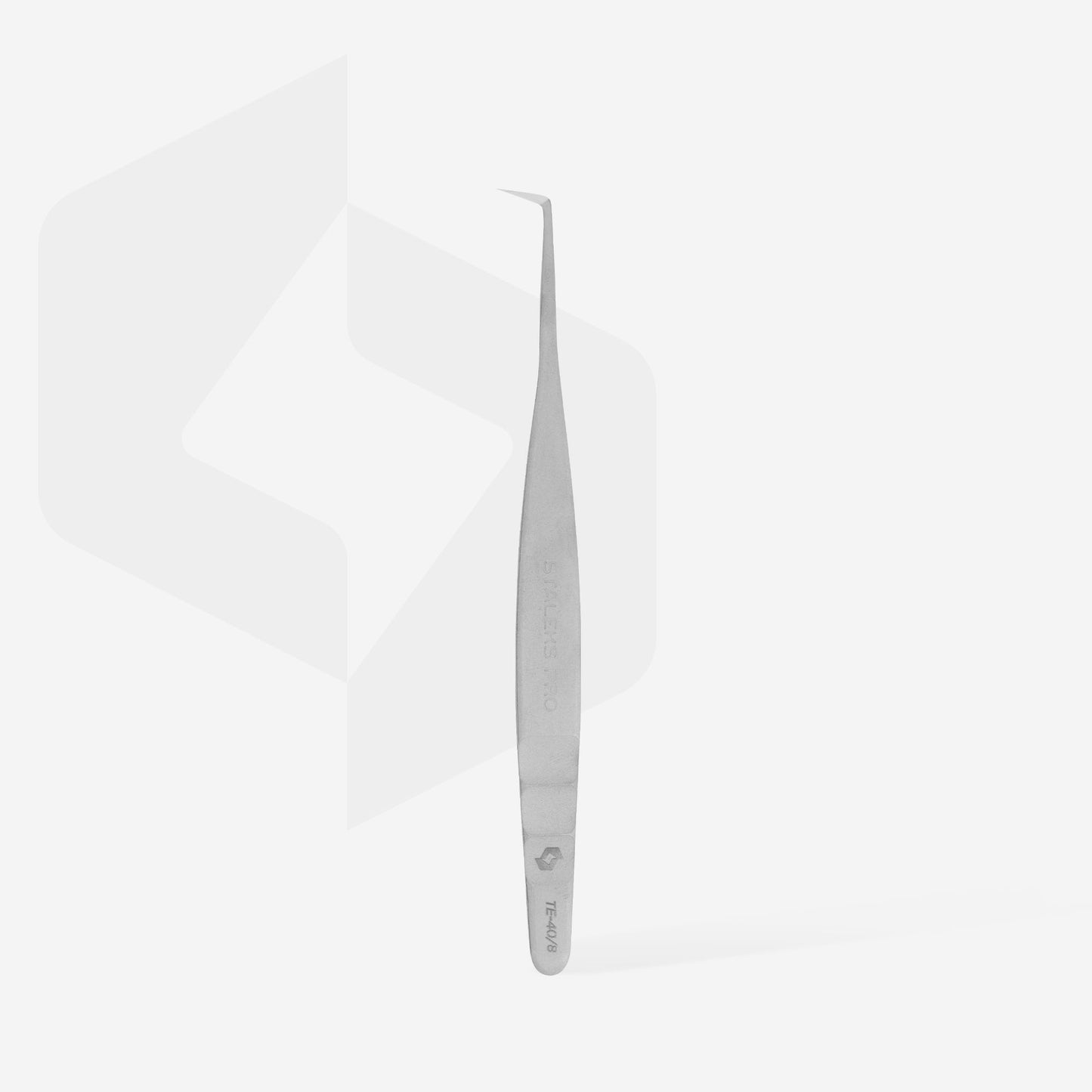 Professional eyelash tweezers EXPERT 40 TYPE 8 (L-shaped, 85′)