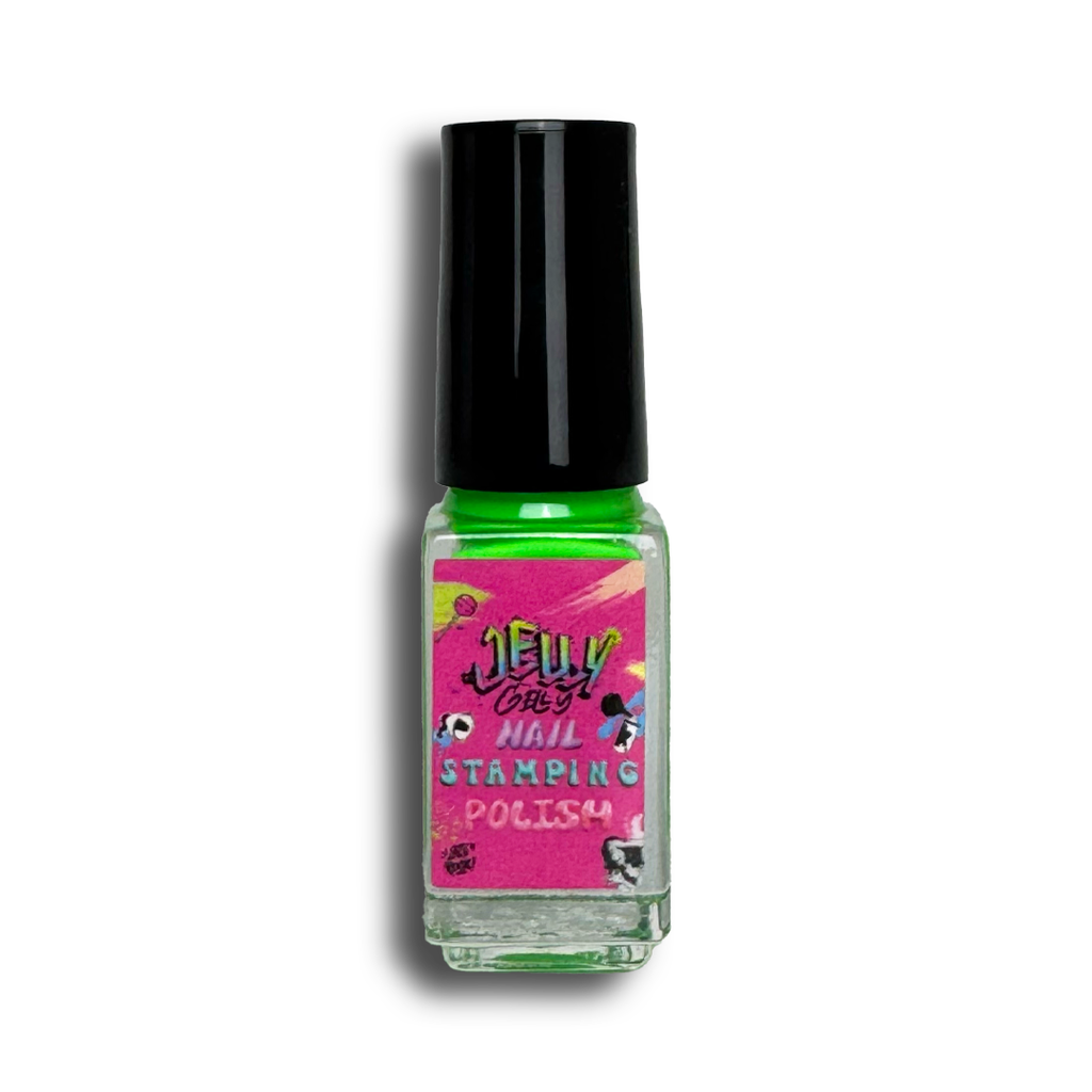 Stamping polish JELLY GELLY Neon Green