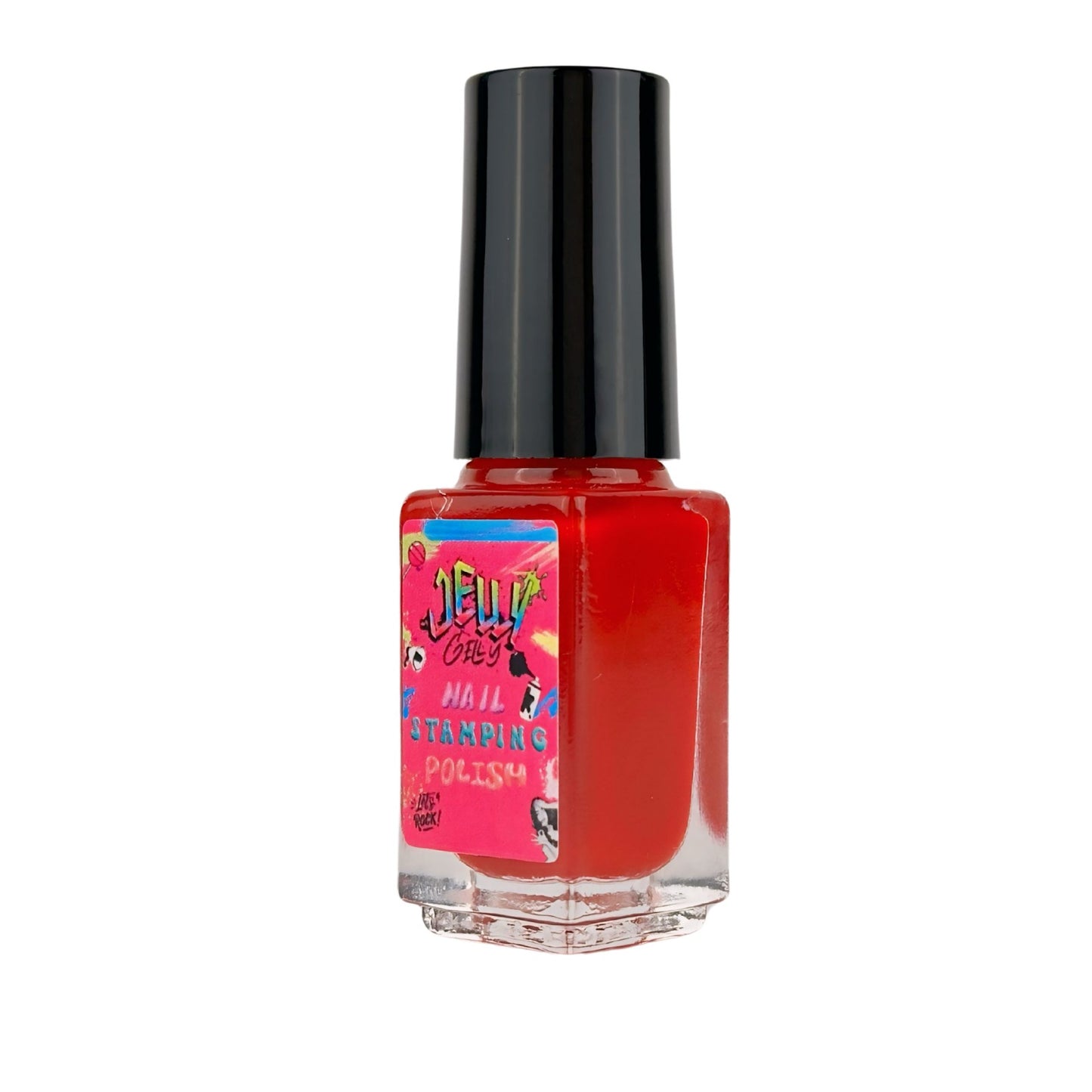 Stamping polish JELLY GELLY Red