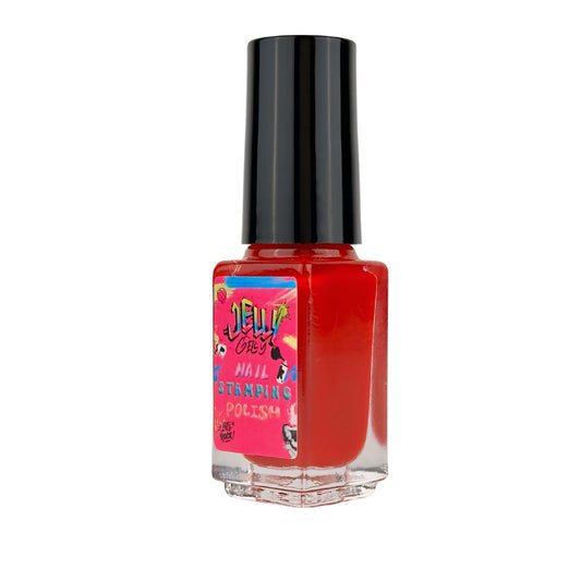 Stamping polish JELLY GELLY Red
