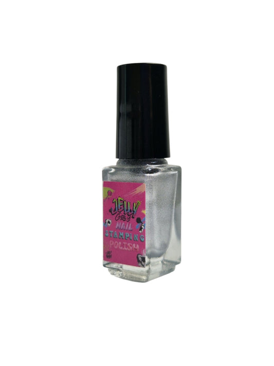 Jelly Gelly Stamping Nail Polish Silver 6ml